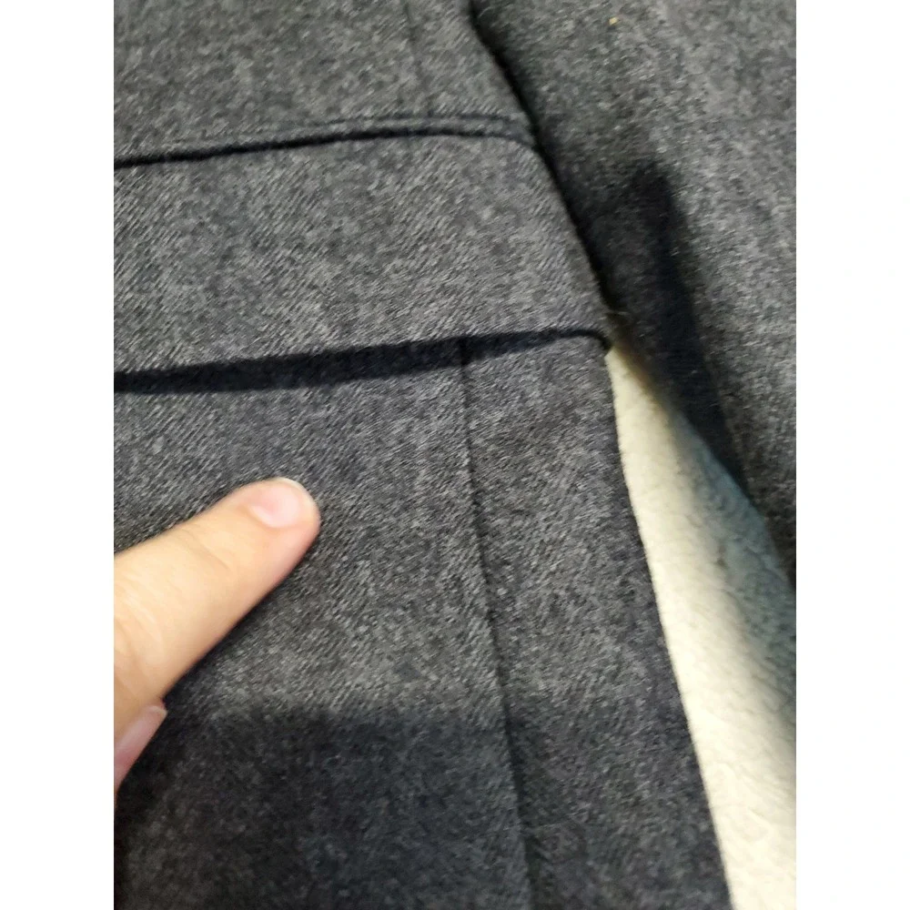 Lauren Ralph Lauren Gray Wool Slim Suit Jacket Blazer Men 43 L Office Classic‎